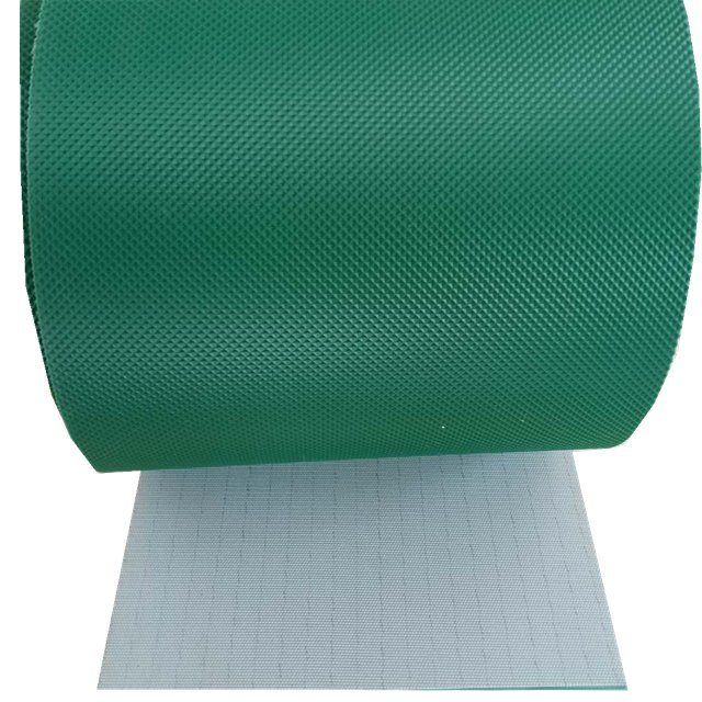 Precio barato 1mm-8mm Verde PVC/PU/Cintas transportadoras de caucho